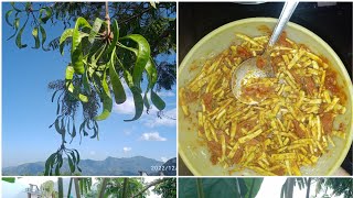 How to make Yongchak/ Stinky beans pickle for one time use. (Nagamese)