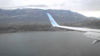 Landing at Chambery Airport