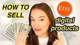 How to sell DIGITAL PRODUCTS on ETSY in 2024 (in 4 easy steps)