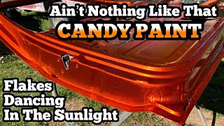 How To Paint A Custom Candy Orange Over Silver Micro Metal Flake - 83 Ford Bronc