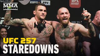 UFC 257 Weigh-In Staredowns - MMA Fighting