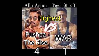 Allu Arjun V/S Tiger Shroff |#alluarjun#tigershroff#pushpa#war#pushparaj#ganapathpart1#shorts |