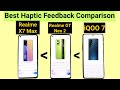 Realme X7 Max vs iQOO 7 vs Realme GT Neo 2 Haptic Feedback Comparison Which is Strong 🤔🤷‍♂️🔥