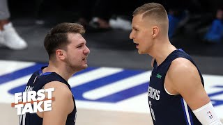 Kristaps Porzingis can't stay healthy! - Max Kellerman sounds off on the Mavericks | First Take