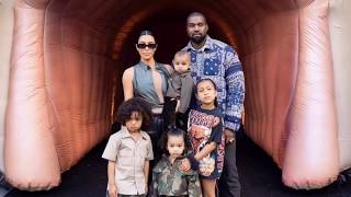 Kim  Kardashian, Kanye West and Their Kids Attend Stormi Webster's Birthday Party