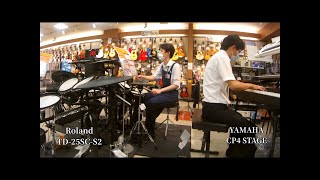 お店のドラムとピアノでメンズスタッフが「白日」演奏してみた