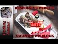 Responsive  Website HTML5/CSS3/BOOTSTRAP/JQUERY 5 - Adding Countdown Clock