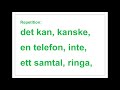 learn swedish – day68 five words a day – a2 advanced beginner cefr