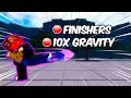 ALL FINISHERS with 10x GRAVITY | The Strongest Battlegrounds