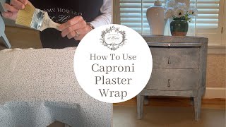 How To Use Plaster Wrap (gorgeous texture!)