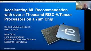 Stanford Seminar - Accelerating ML Recommendation with over a Thousand RISC-V/Tensor Processors...