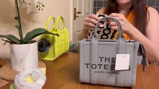 Unboxing Marc Jacobs Wolf Grey Mini Tote || Always Sophie