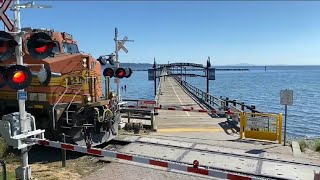 BNSF pumpkin time #trains #locomotive