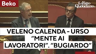 Beko, botta e risposta al vetriolo tra Calenda e Urso: \