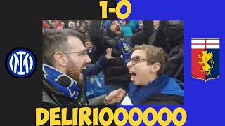 DELIRIOOOOOOOO!! INTER-GENOA 1-0! LIVE REACTION DA SAN SIRO!