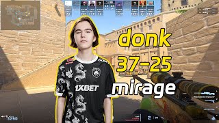 donk 37杀70%爆头率！（vertigo）FACEIT第一视角丨2024.05.10