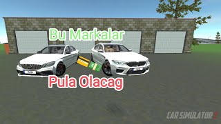 Car Simulator 2 : Gələcək Olan Yeni Güncələmədə Alman Maşınları Gərçək Pula Olacag