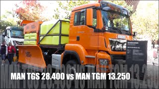 MAN TGS 28.400 2015 vs MAN TGM 13.250 2015