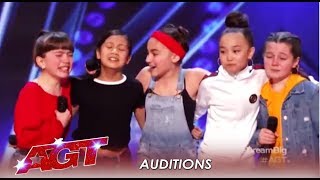 GForce: Tiny Cute Girl Group Have BIG Dreams! | America's Got Talent 2019