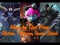 How to Get Free Unchained Alistar, Riot Tristana, Dreadknight Garen || League of Legends How to Get Free Unchained Alistar, Riot Tristana, Dreadknight Garen || League of Legends