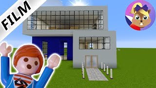 Playmobil příběh | Julian je stavitelem | Moderní dům v Minecraft | Rodina Dvořákova