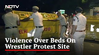 Wrestlers' Midnight Faceoff With Delhi Cops Over Folding Beds