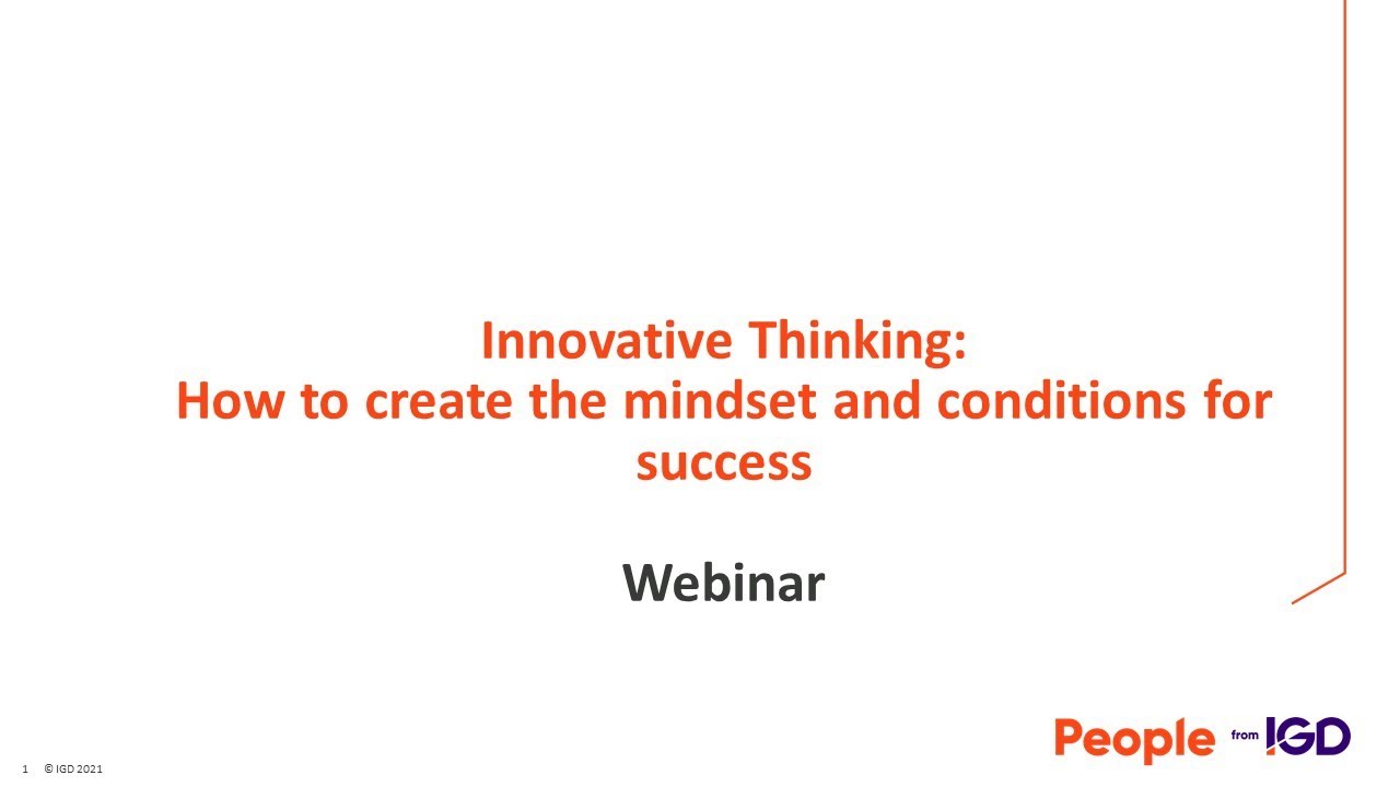 Innovative Thinking - YouTube