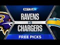 Ravens vs Chargers Predictions | NFL Week 12 Monday Night Football Game Analysis & Picks