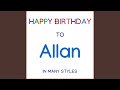 Happy Birthday To Allan - Blues