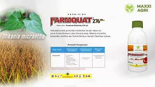 maxxiagri : #herbisida  FARMQUAT 276SL, Terbukti Cepat \u0026 Kuat Berantas #gulma !!!