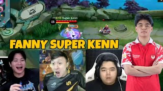 SUPER KENN PAKE FANNY || RBL VS BTR GAME 2 PLAYOFF MPL || REAKSI STREAMER