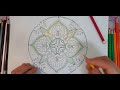 만다라 색칠연습 1 mandala coloring 만다라컬러링