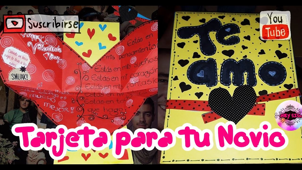 Tarjeta De Corazón 3d Facil Para Mi Novio Youtube