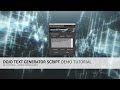 After Effects: Dojo Text Generator Script for After Effects (FREE)