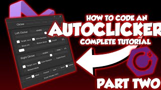 How to code an Autoclicker (C#) (COMPLETE TUTORIAL PART 2)