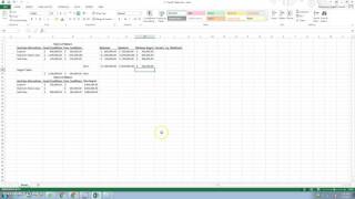 Example 4 Payoff tables