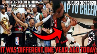 The Milwaukee Bucks Looked A Lot Different One Year Ago Today