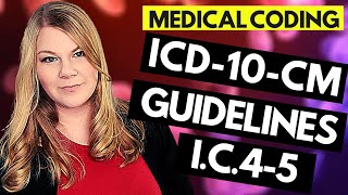 ICD-10-CM MEDICAL CODING GUIDELINES EXPLAINED - CHAPTER 4&5 GUIDELINES - ENDOCRINE & MENTAL HEALTH