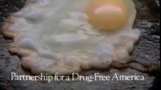 1987 Classic "Brain Frying Pan" + "From You!" Drug PSAs TV Commercial