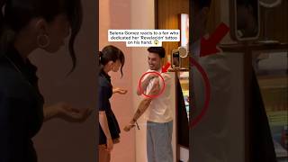 This Fan Tattoo Shocked Selena Gomez 😳 #selenagomez #selena #fyp