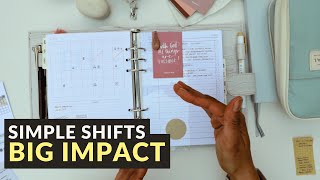 The 3 planning shifts that help me beat overwhelm