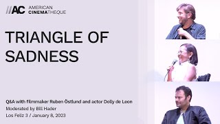 TRIANGLE OF SADNESS | Q&A with Ruben Östlund and Dolly de Leon, moderated by Bill Hader