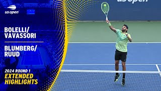 Bolelli/Vavassori vs. Blumberg/Ruud Extended Highlights | 2024 US Open Round 1