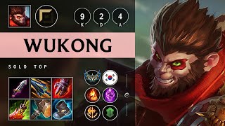 Wukong Top vs Rengar: Triple Kill, Legendary - KR Challenger Patch 14.23