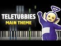 Teletubbies - Main Theme Intro Piano Tutorial (Sheet Music + midi)