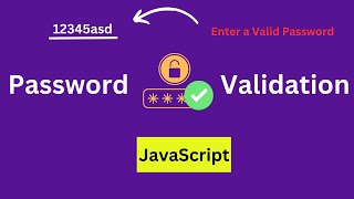 Password Validation in JavaScript | JavaScript Password Validation