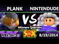 S@X - Nintendude (Ice Climbers) Vs. Plank (Sheik) SSBM Winners Quarters - Melee