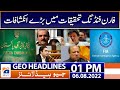 Geo News Headlines Today 1 PM - Major revelations in foreign funding investigation - 6 August 2022