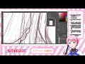 【お絵描き配信】バ美肉vtuberトップのあの子の続きお絵描き！【新人vtuber バ美肉】