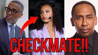 Stephen A Smith Checking Malika Andrews Demonstrates Why Men Are Opting Out | Checkmate